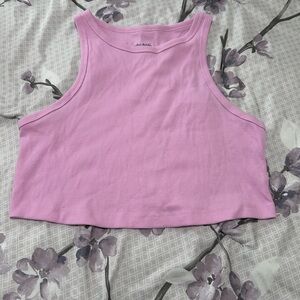 Wild Fable Pink Sleeveless Crop Tank Top